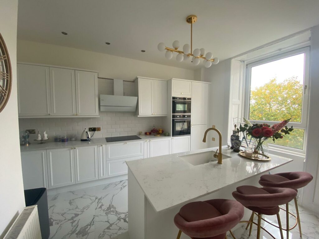 Kitchen renovation Glasgow by HomeDecorZone