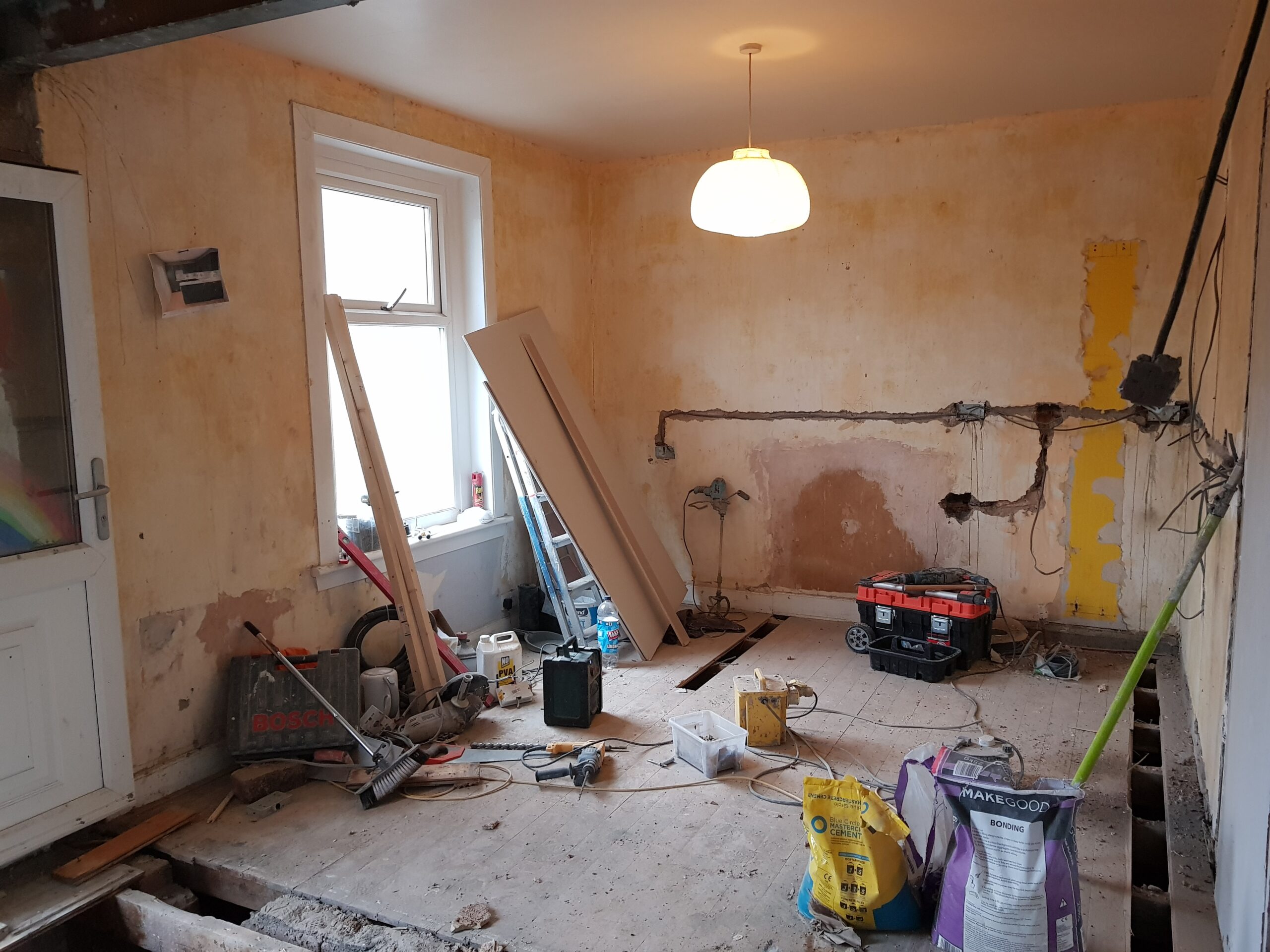 Before renovation – other side of the Clarkston kitchen